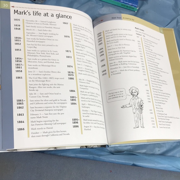 Mark Twain Biography kids hardback “American star” - Picture 10 of 16